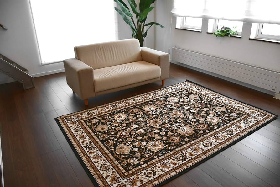 ベルギー製 絨毯 Amazon | 防炎 ベルギー製 ウィルトンラグ kashmar-350350(D) 約