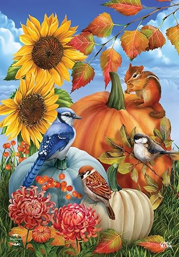 Bandera de jardín de otoño de 18 x 12.5 pulgadas Briarwood Lane