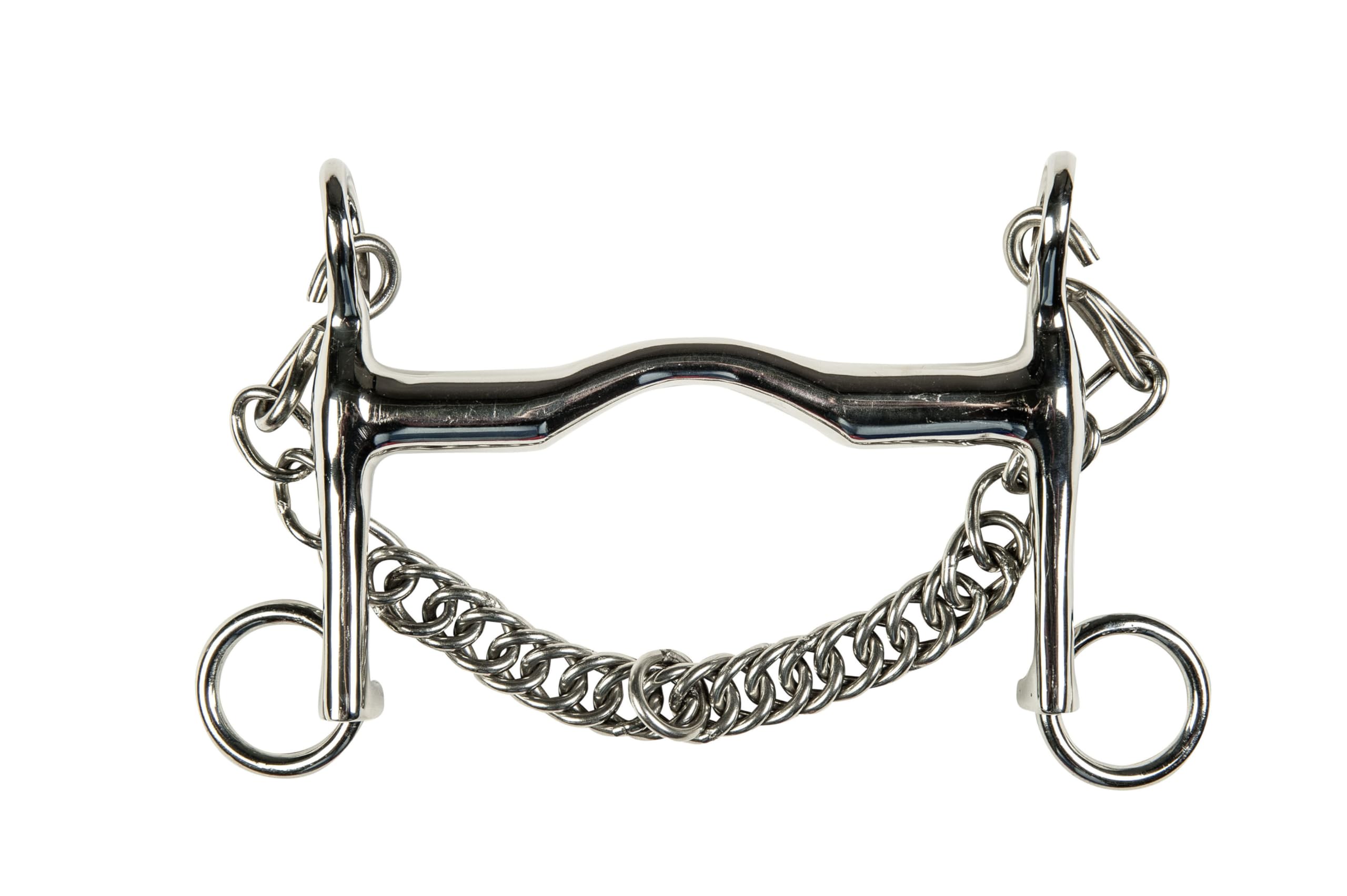 HKM Kandare-9885 - Ancla de equitación (14,5 cm), Color Plateado