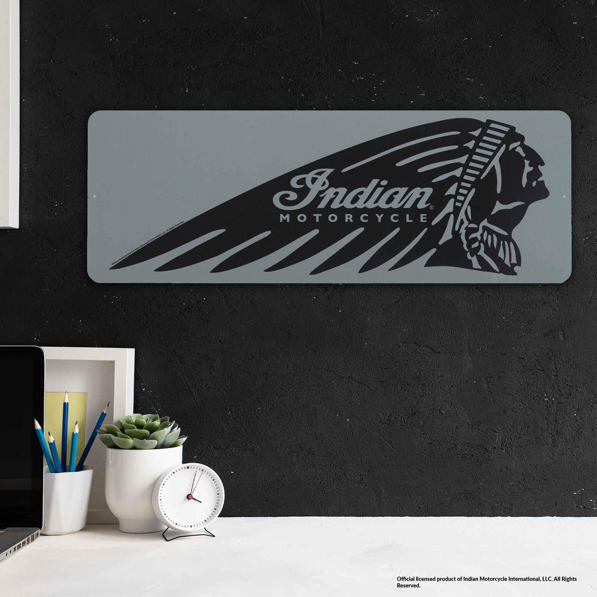 Amazon.com: Indian Motorcycle Company Headdress Metal Sign