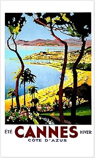 CafePress Cannes France Luggage Rectangle Bumper Sticker Car Decal