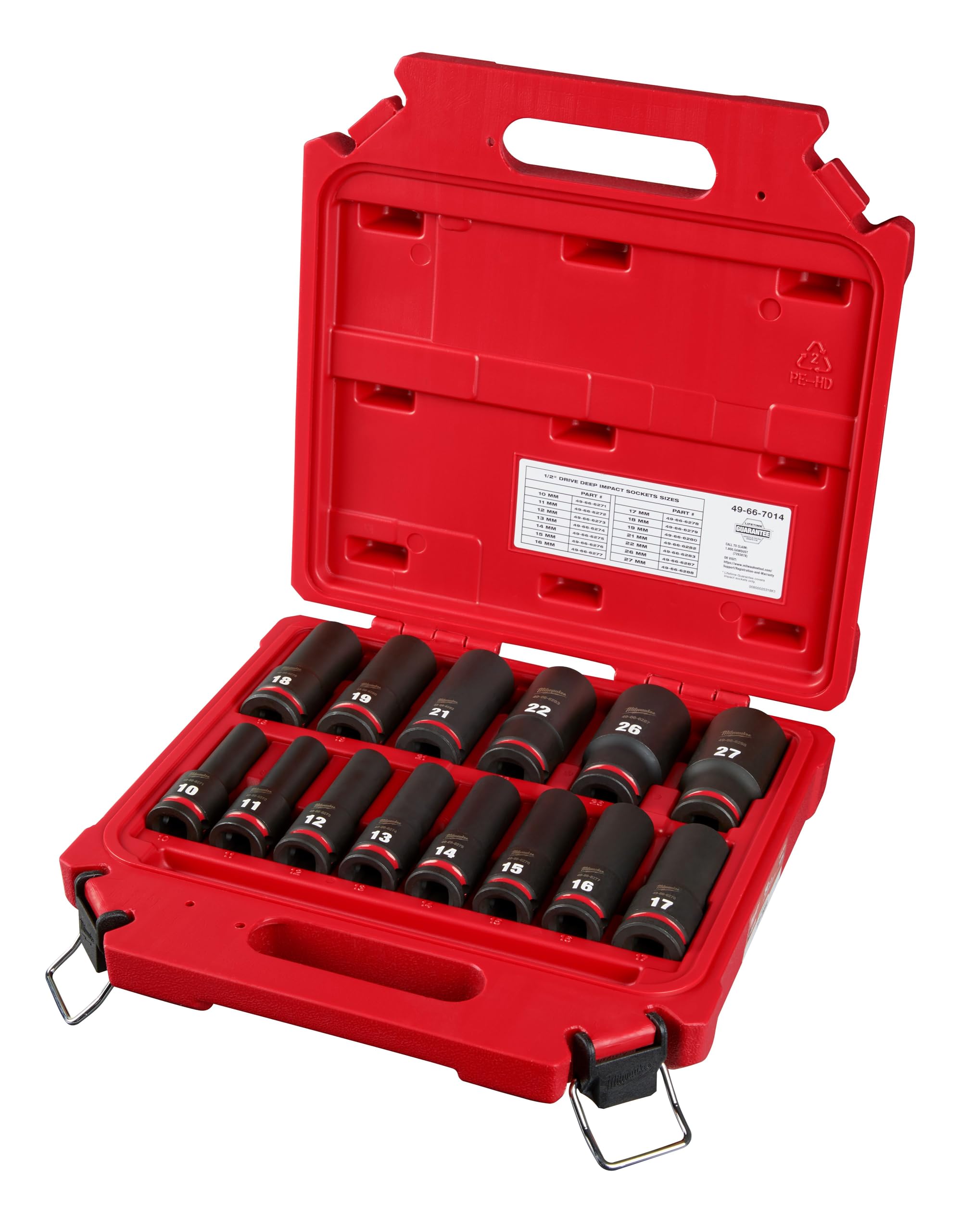 ミルウォーキー　ソケットセット　ミリ　インチ ミルウォーキーソケットセットミリインチ