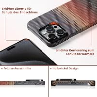 pitaka iPhone 15 Pro Max Tok MagSafe Kompatibilis, Ultra Vékony Aramid Szálból Készült Védőtok Kamera Védelemmel 5