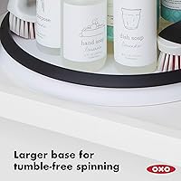 Vista 3 de Mesa giratoria Good Grips de OXO., Plástico, Blanco, 16 - pulgadas