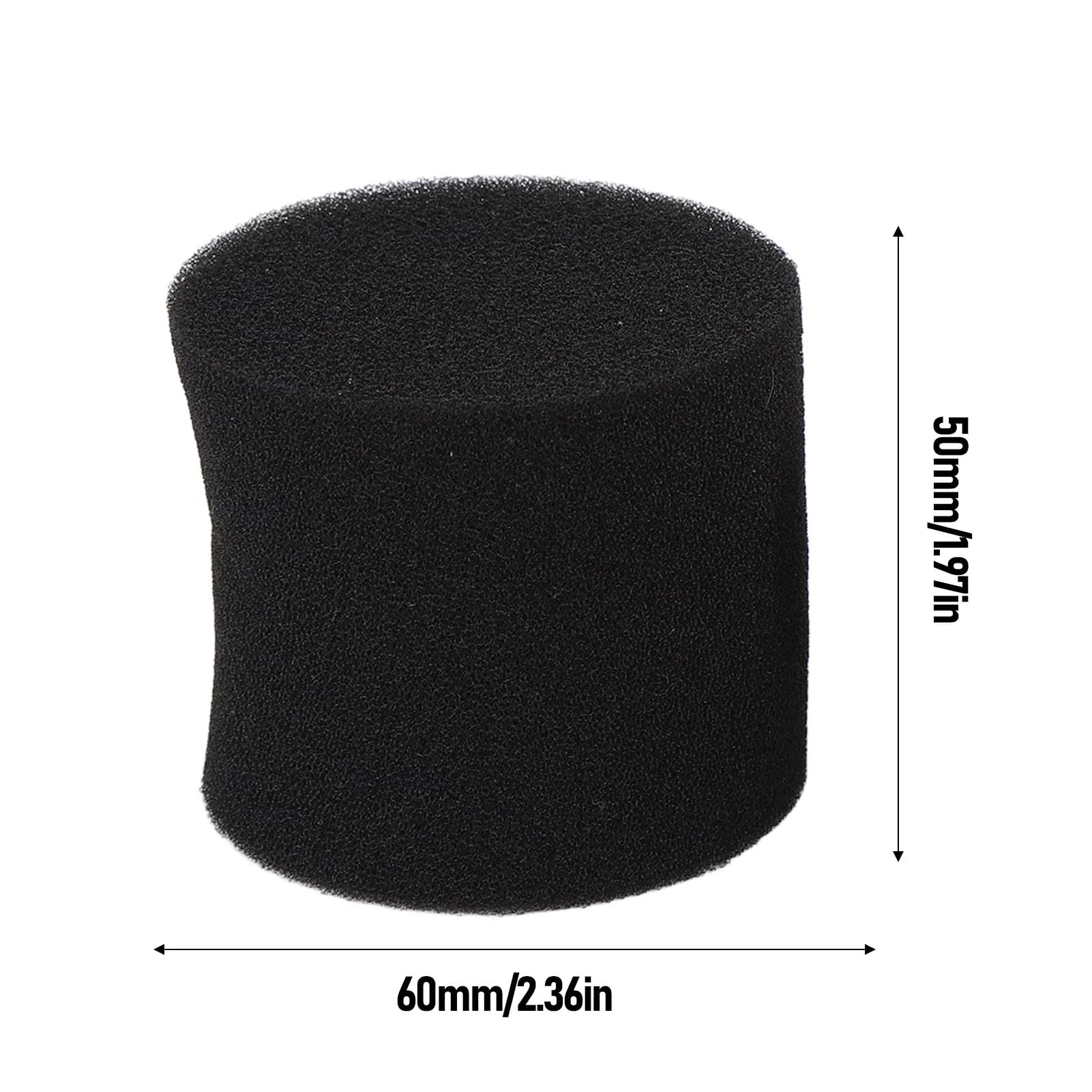 Denash 4pcs 60mm Bass Port Schwamm, Sprecherschrank -Outlet -Schwamm, Lautsprecher Port Tube Schwamm Verbesserung des Bass -Hörerlebnisses für Verbesserte Lautsprecher, Home