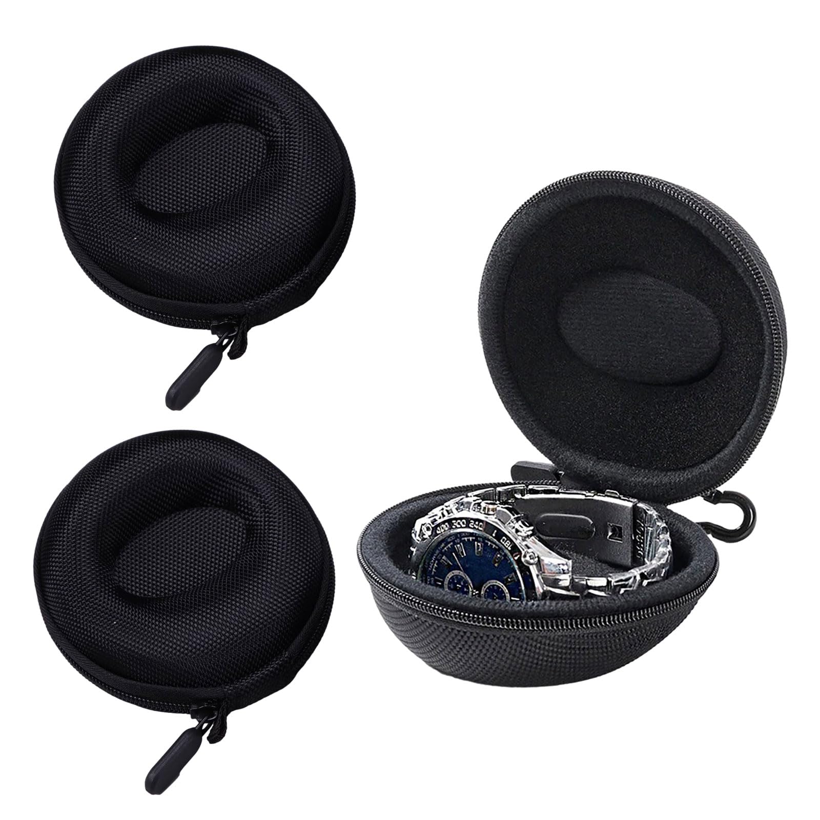 HUANIZI Convenient Watch Travel Bag Watch Holder Watch Display Case Travel Watch Organizers Essential for Watch Enthusiasts Portable Watch Case