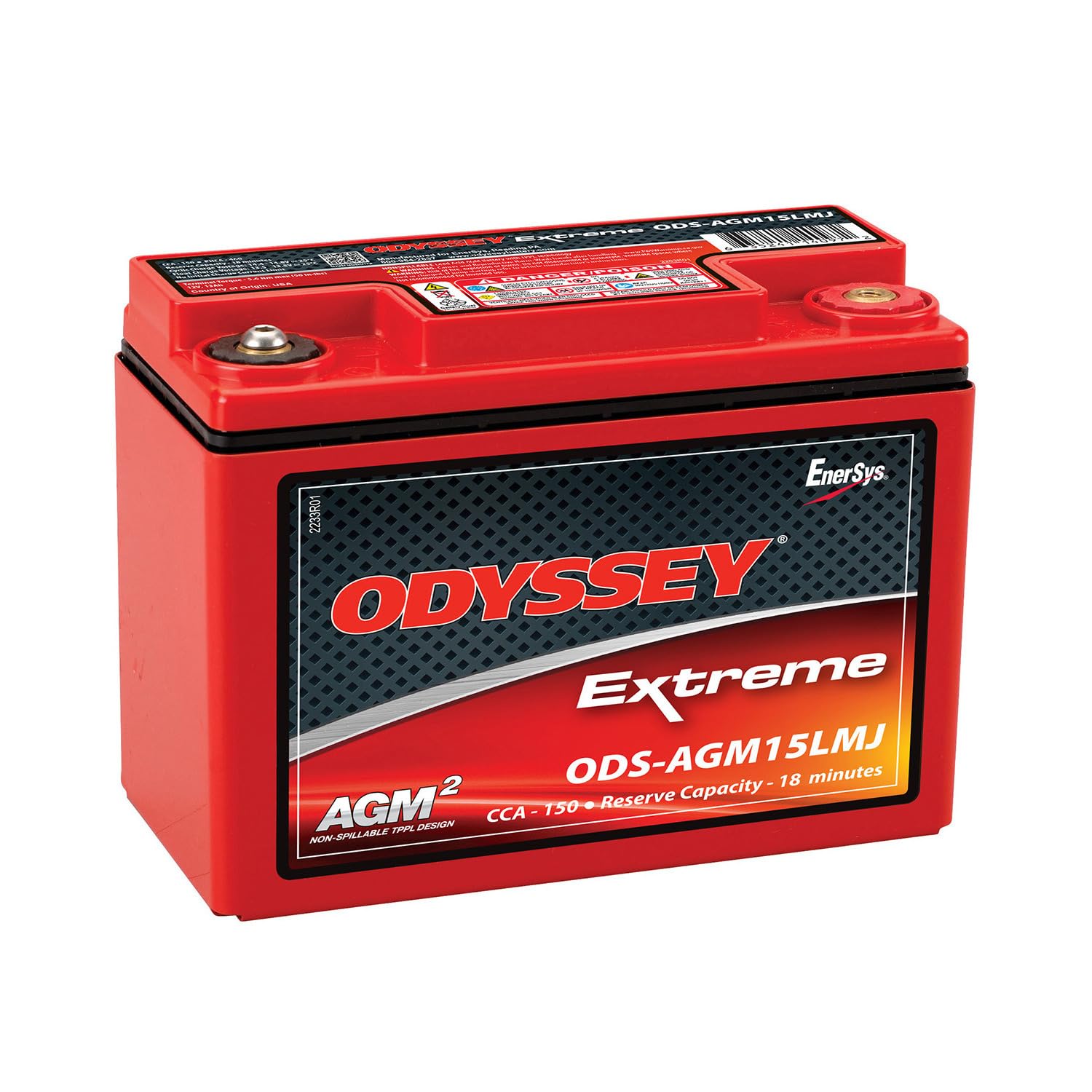 Odyssey Battery ODYODS-AGM15LMJ 7 x 5.2 x 3.4 in. Extreme Series Battery