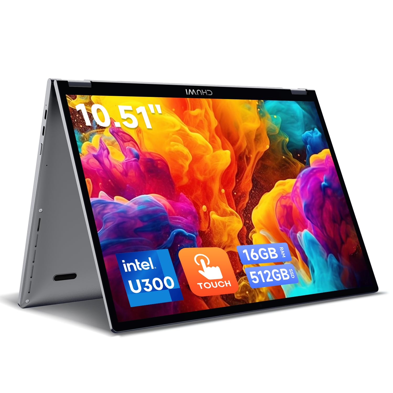 CHUWI MiniBook X Mini Laptop 10.51", Intel U300(4.4GHz),16GB RAM 512GB SSD | 2 in 1 Lapto…