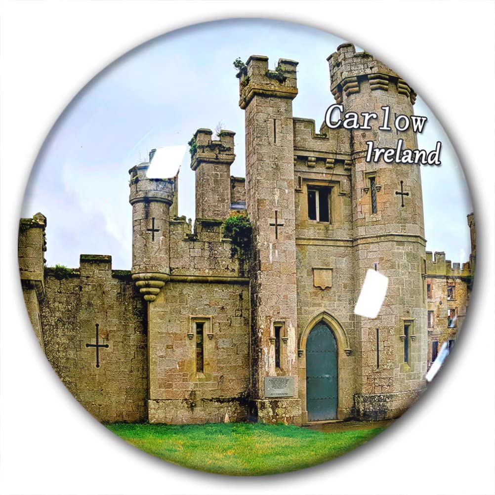 Ireland Carlow Fridge Magnet Refrigerator Stickers Decorative Magnet Travel Souvenir Crystal Glass