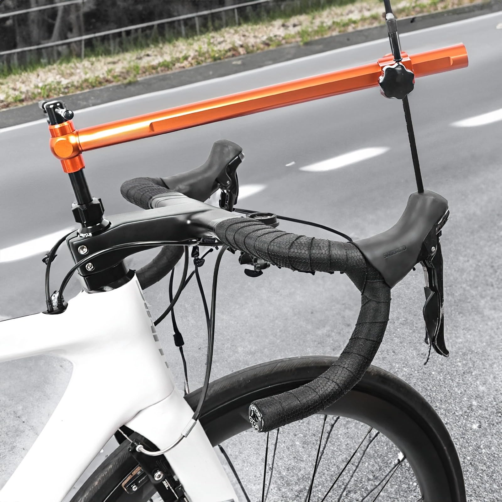 Rennrad Dual Control Hebel Ausrichtungswerkzeug, Schaltauge Gauge Universal Fit Schnellverstellung für Level Lenker Fahrrad Nivellierwerkzeug Sport & Freizeit