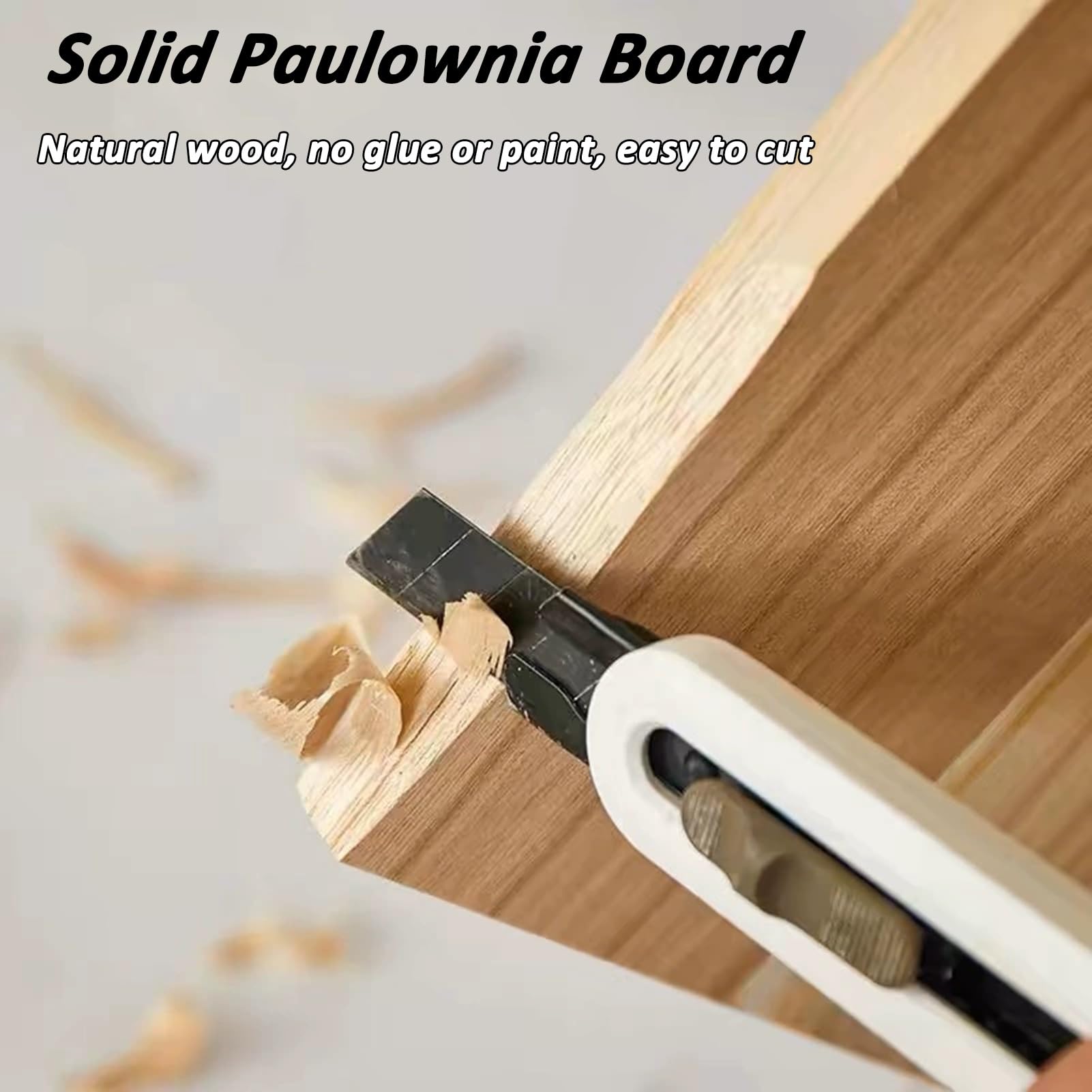 Tableros de madera maciza de paulownia sin terminar para manualidades, tallar, pintura, proyectos de bricolaje, modelos arquitectónicos, suministros de arte, carteles de madera en blanco