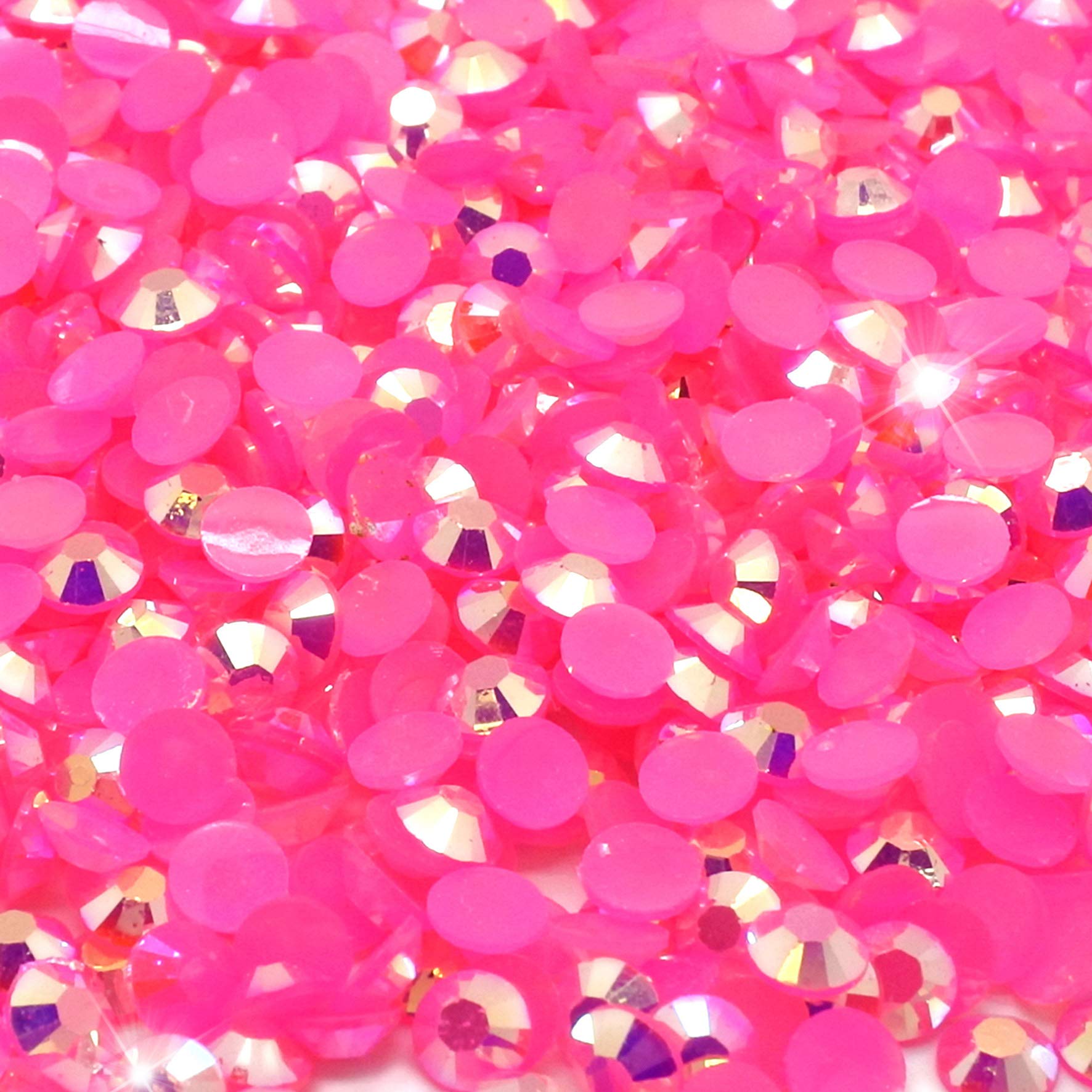 Little Snow Direct® Pack of 1000 Resin Crystal Flat Back Rhinestones Diamante Gems Nail Art & Crafts (Black, 4mm) — view 35
