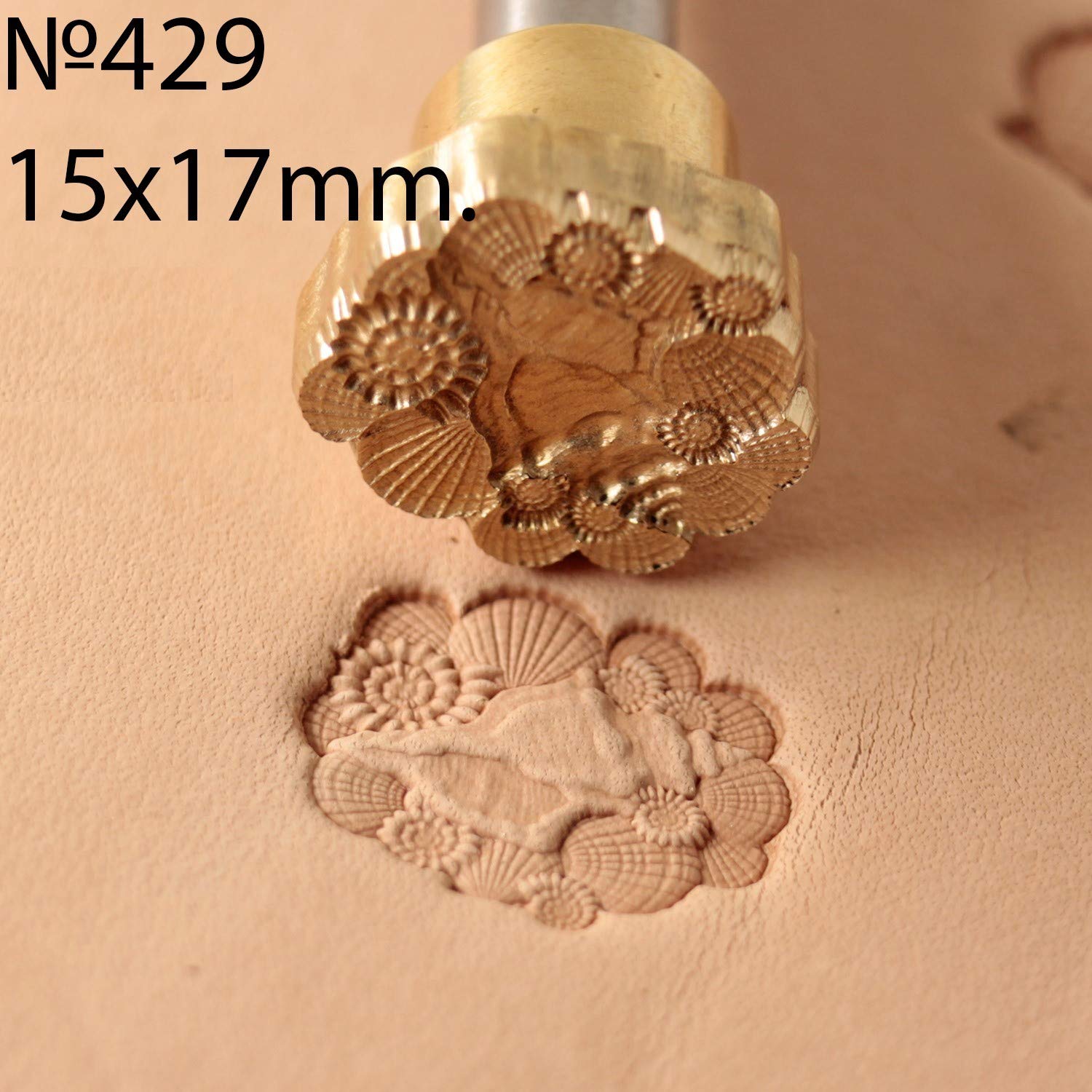 DandS ltd Seashell Leather Stamp Tool Stamps Stamping Carving Punches Tools Craft Leathercrafting