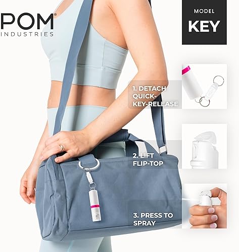 Miniatura 4 de POM - Gas pimienta de autodefensa en espay con tapa abatible Oleoresin capsicum (OC) de máxima fuerza diseño táctico compacto y seguro rápida