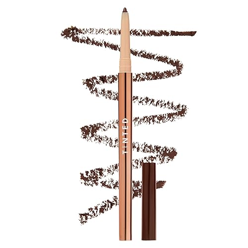 Miniatura 2 de Live Tinted Hueliner - Lápiz delineador multiusos de larga duración en tono marrón impermeable, a prueba de transferencia, lápiz delineador cremoso,