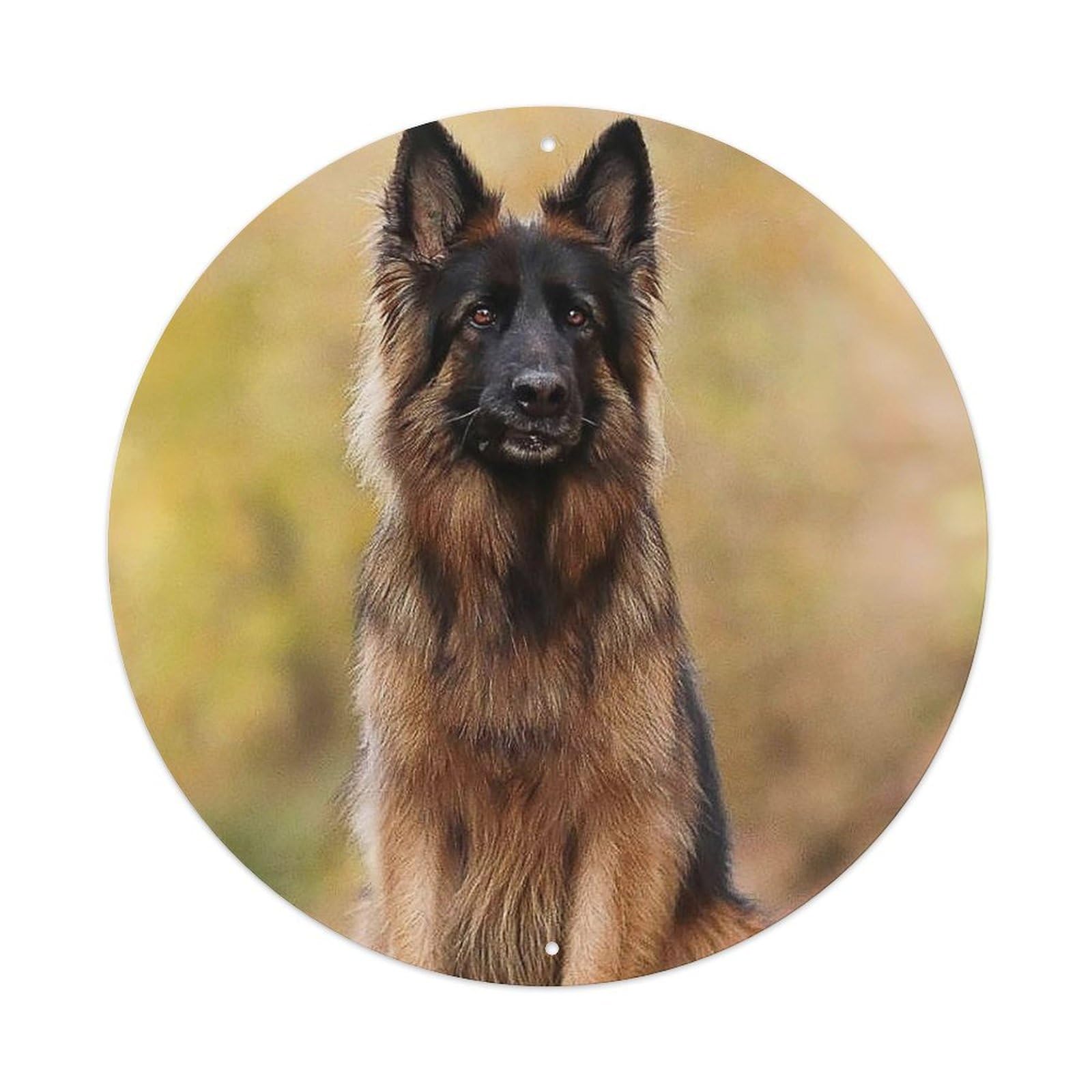 Loyalist Pet Dog Poster Warm German Shepherd Metal Tin Sign