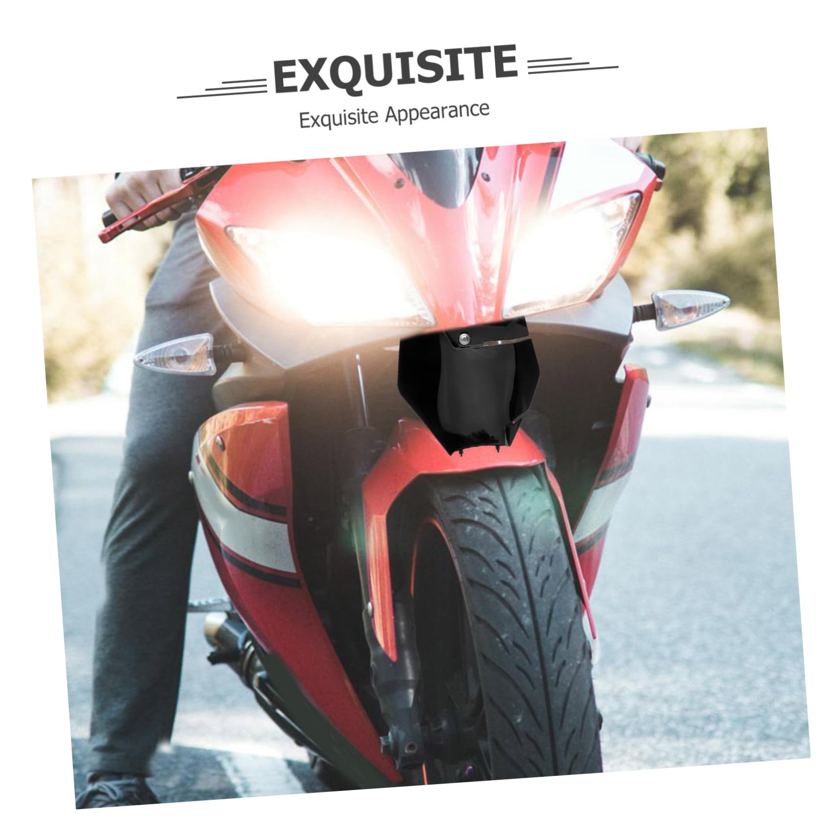 PRETYZOOM Targa Anteriore per Personalizzazione con e Design Moderno e Resistente Adatta Condizioni Meteorologiche Avverse Compatibile con Ktm e Altri