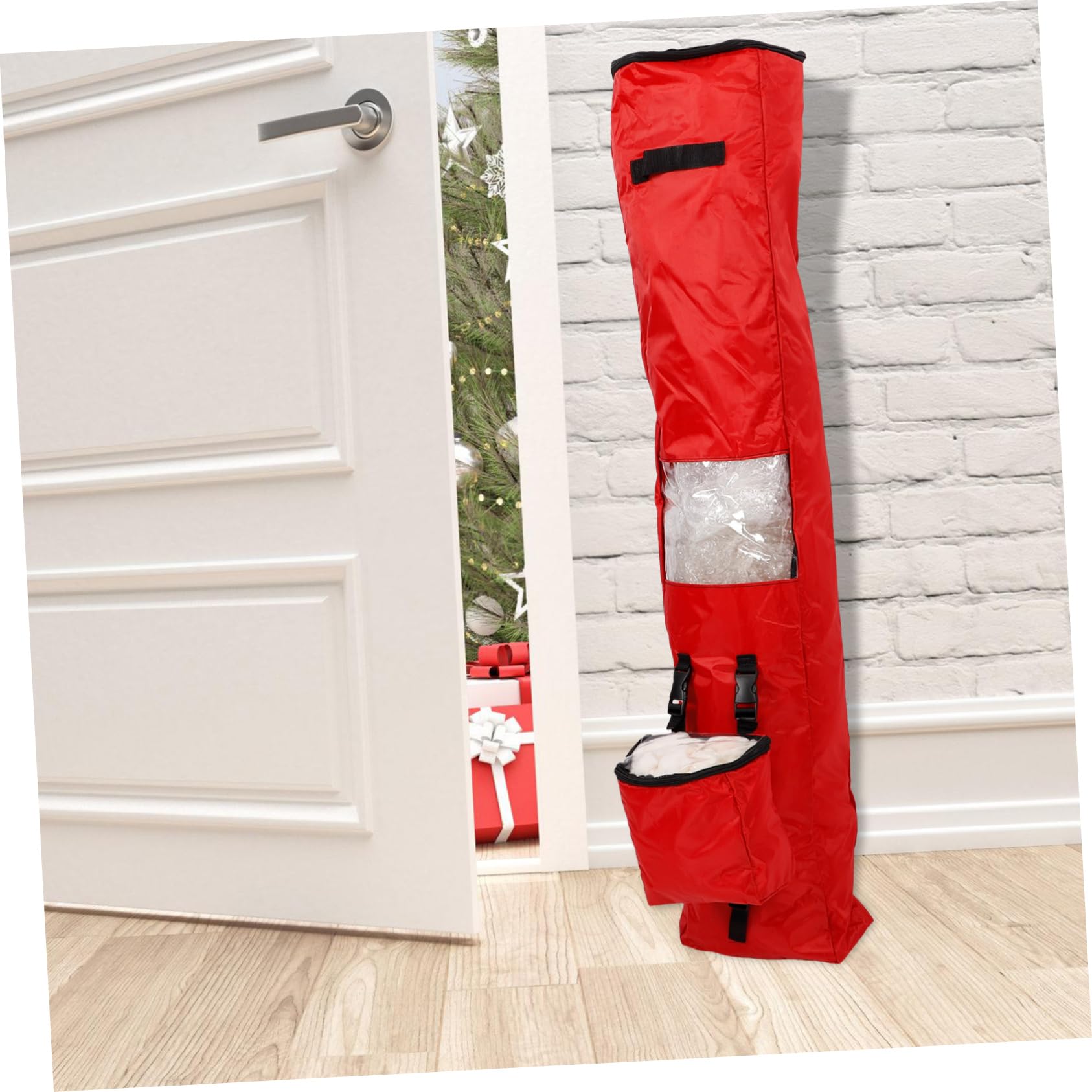 KOMBIUDA Geschenkpapier-aufbewahrungsbeutel Geschenkpapier-organizer für Weihnachtsgeschenke Tragbare Verpackungsbeutel aus Strapazierfähigem Oxford