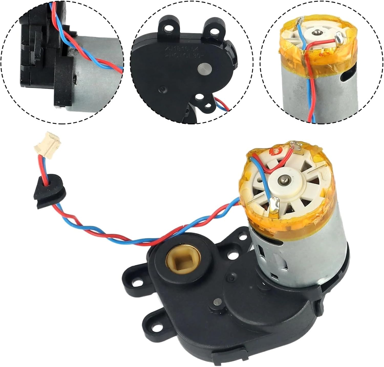 Compatible for Deebot Main Brush Motor Replacement for OZMO 950 920 N8 N8 Pro T9 T8 Robot Vacuum Cleaner