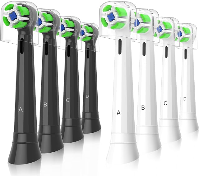 8 Pack iO Replacement Heads Compatible with Oral B iO Electric Toothbrush Toothbrush Head for Oral b iO
