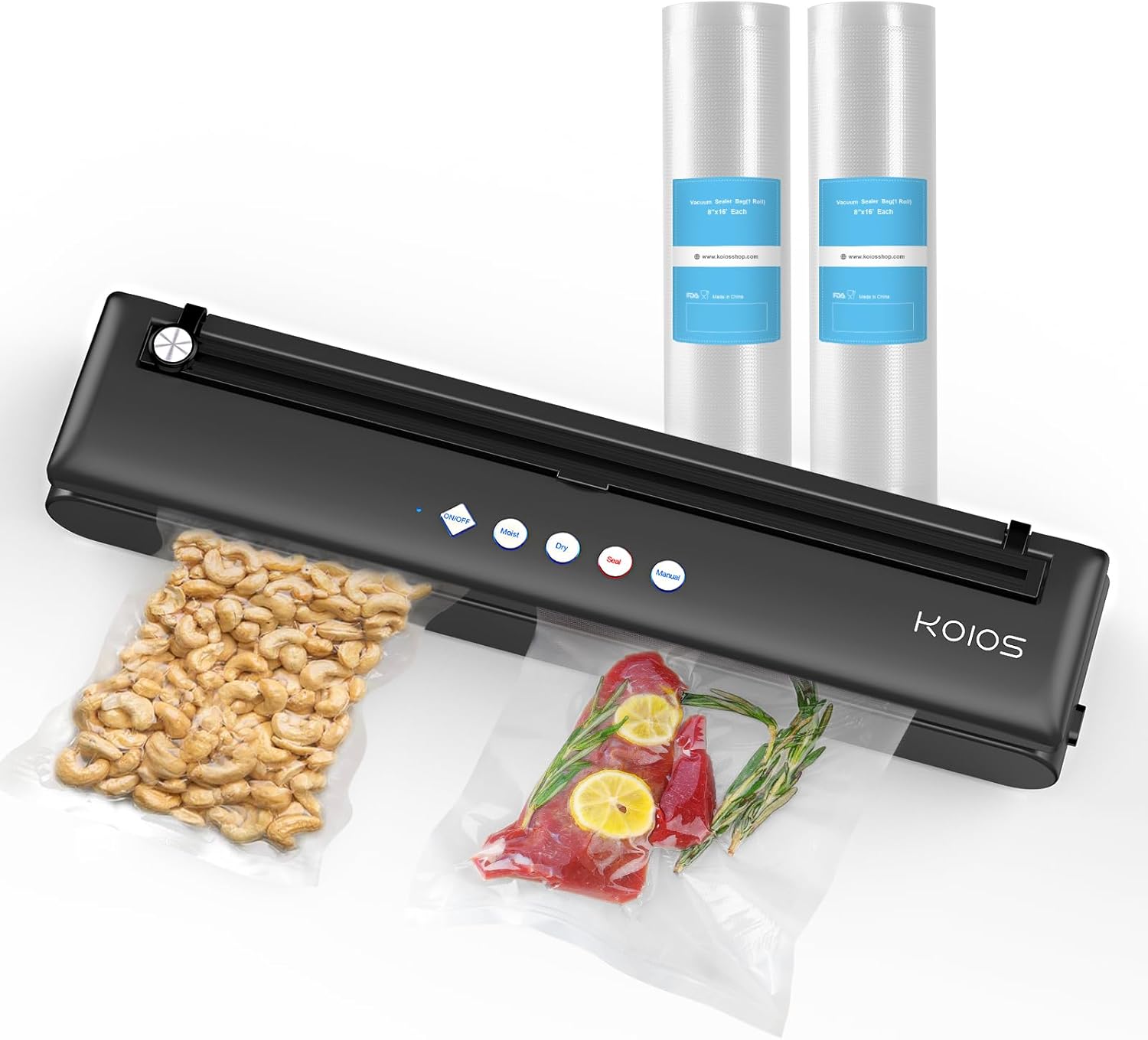 Vacuum Sealer Machine with Cutter and 10 Sealing Bags