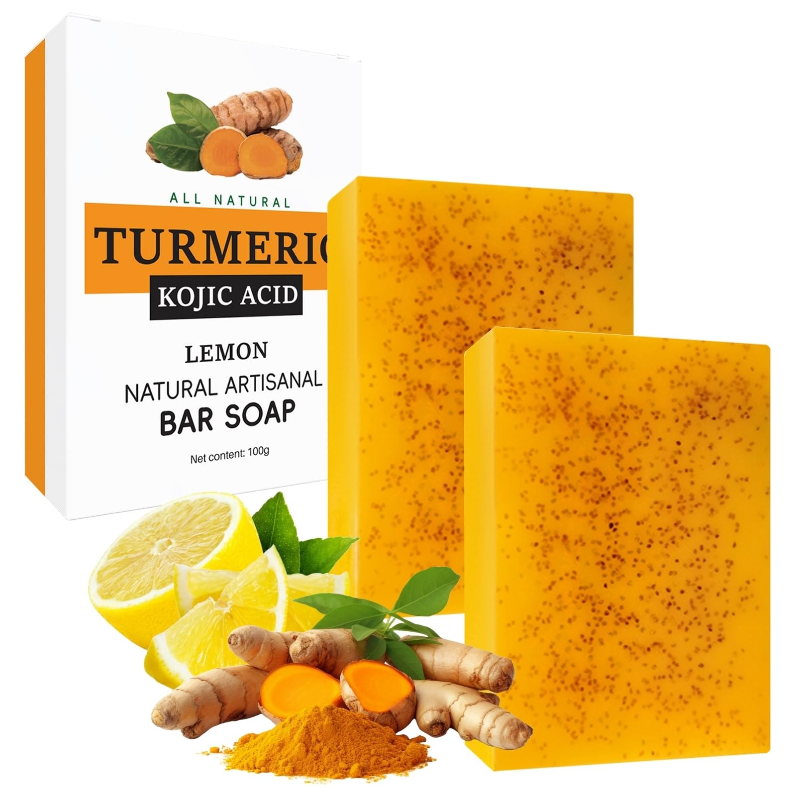 Turmeric Soap Bar for Women – Turmeric & Kojic Acid Soap – Natural Soap ...