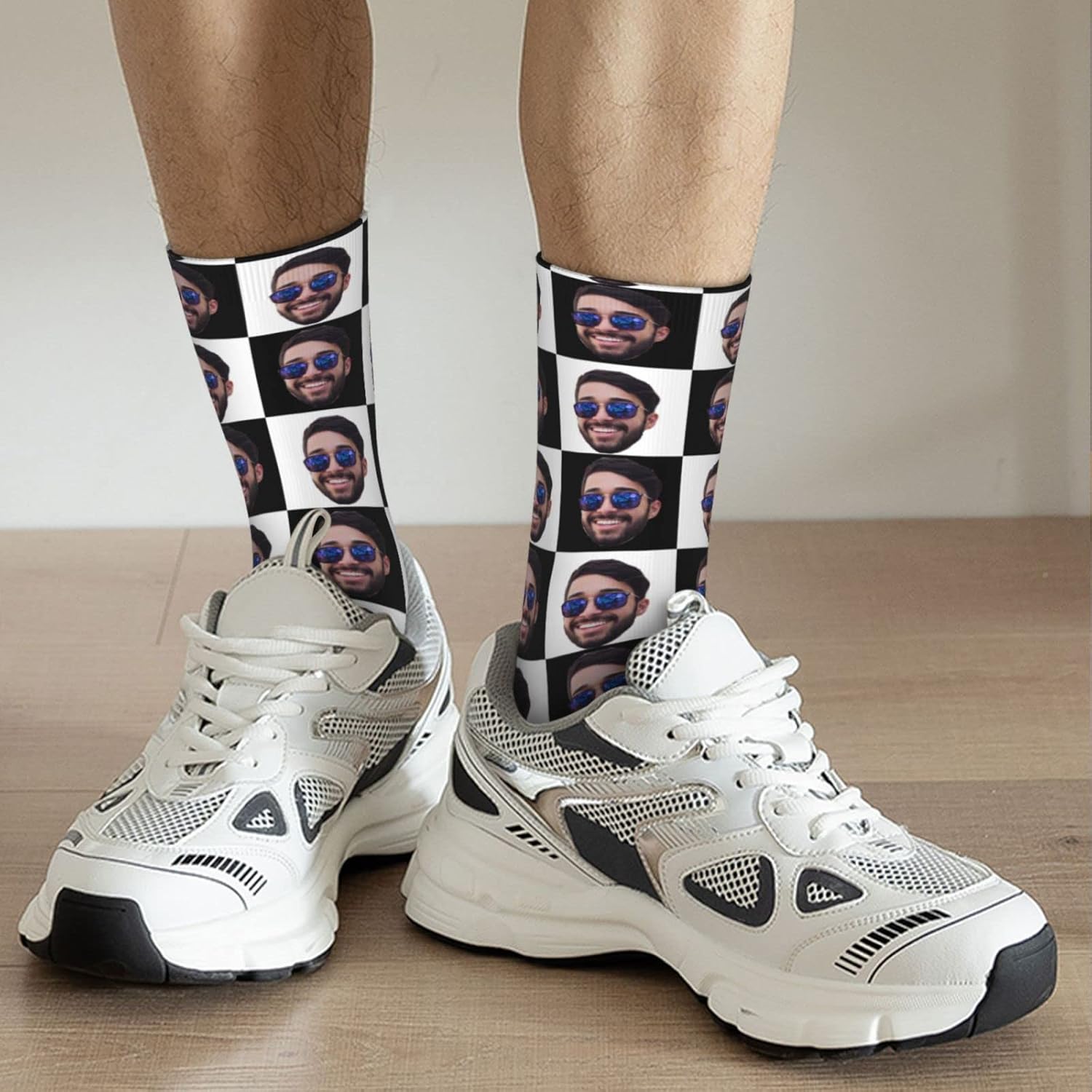 Custom Face Socks - Personalized Funny Socks With Face Photos & Text - Funny Gifts For Men & Women - Image 3