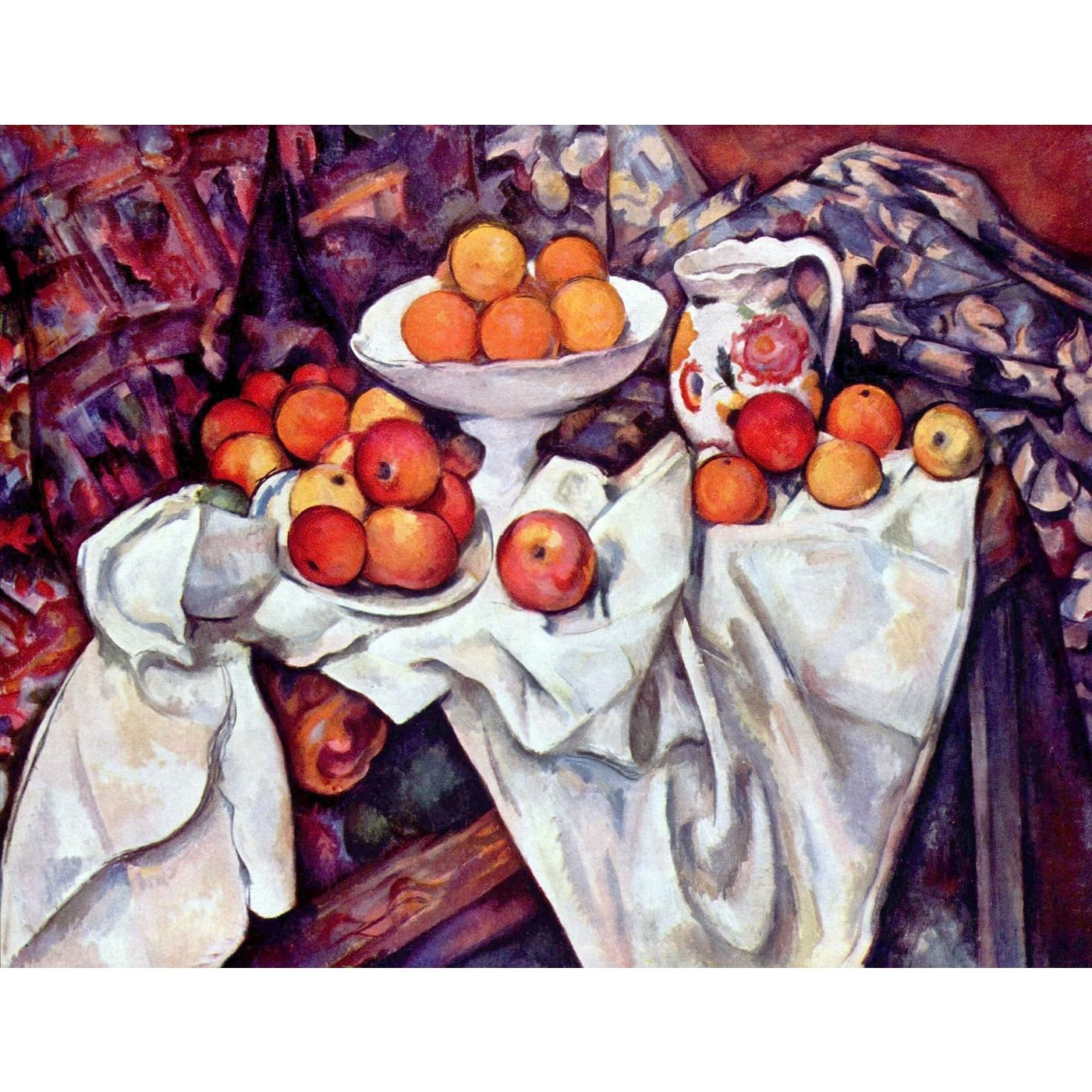 Nature morte Cezanne impression giclée sans reflets 61x81