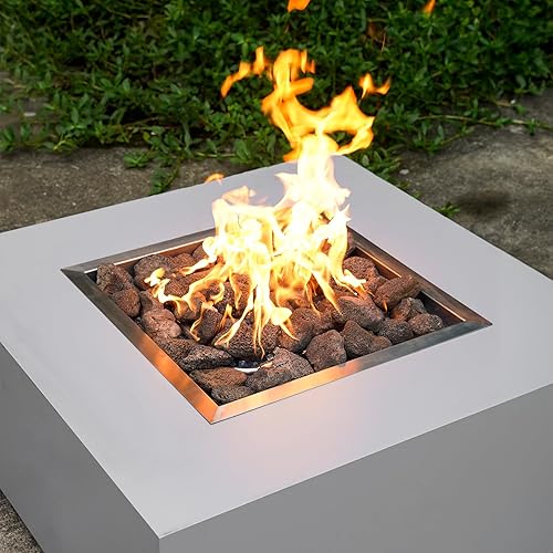 Miniatura 5 de Mr. Fireglass Gránulos de roca de lava, roca de lava volcánica grande de 2.75 a 5 pulgadas para hogueras, cuencos de fuego, mesa de fuego y juegos