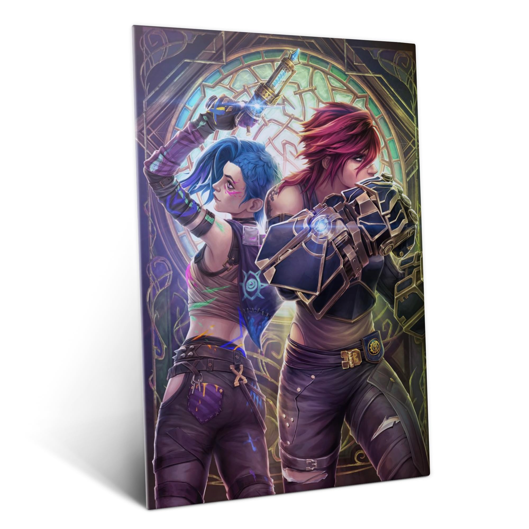 Displate Metall poster Arcane Always with You Sis Größe M | Bild Plakate für Schlafzimmer Dekor, Geschenke. Magnetische Befestigung Wandposter, Wanddeko. Metall Wandkunst.
