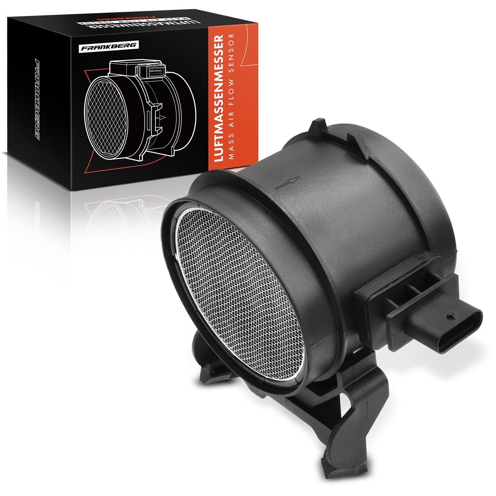 Frankberg Medidor de masa de aire A2730940548 | Compatible con: Autobús Vito W639, Viano W639, Coupé Clase C CL203, Sprinter 35-T Caja B906, SLK R171