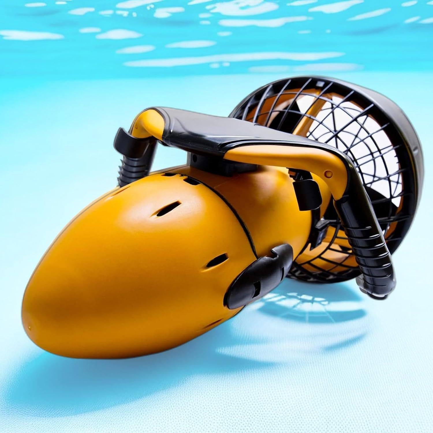 JozyJul Underwater Thruster, 24V 6AH battery Underwater Scooter Electric Swimming Propellers, for Diving, Swimming, Beach Depth Within 30 Meters 300W