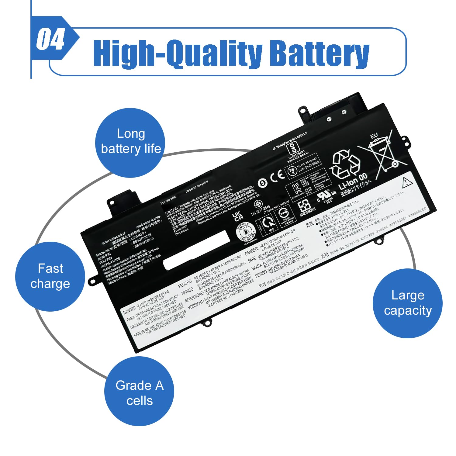 Amazon.com: Dentsing 57Wh L20M4P71 L20C4P71 Laptop Battery