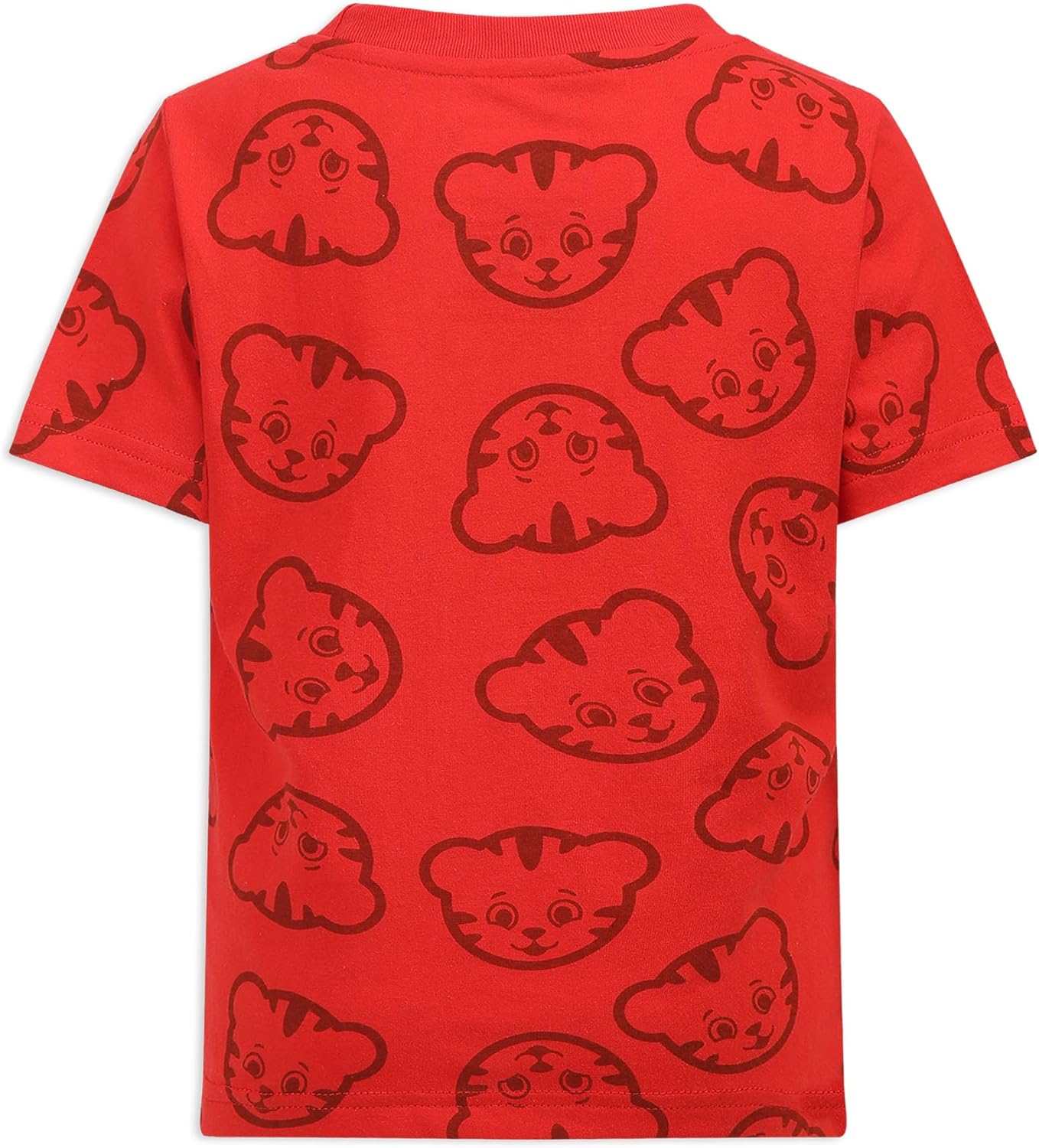 Daniel Tiger's Boys 4 Pack Short Sleeve T-Shirt for Toddler to Big Kids