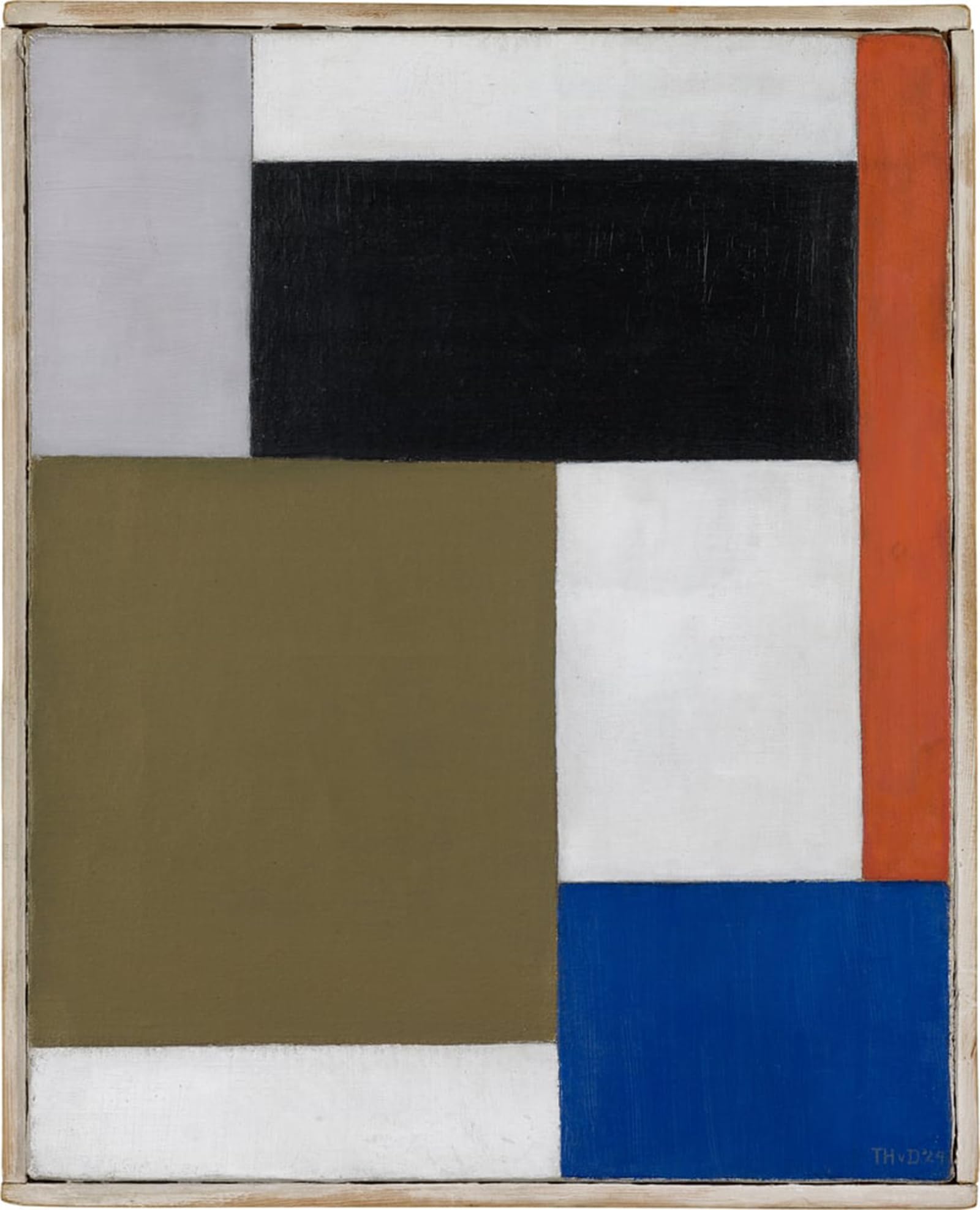 ARTXLXXBN Famous Painting Canvas Artwork Graffiti Print Composition by Theo Van Doesburg Portrait Canvas Image for Home Decor 60x90cm