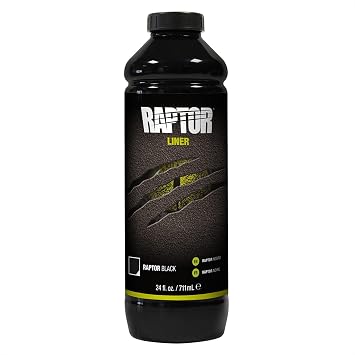 U-POL Raptor Black Urethane Spray-On Truck Bed Liner Kit, 4 Quarts
