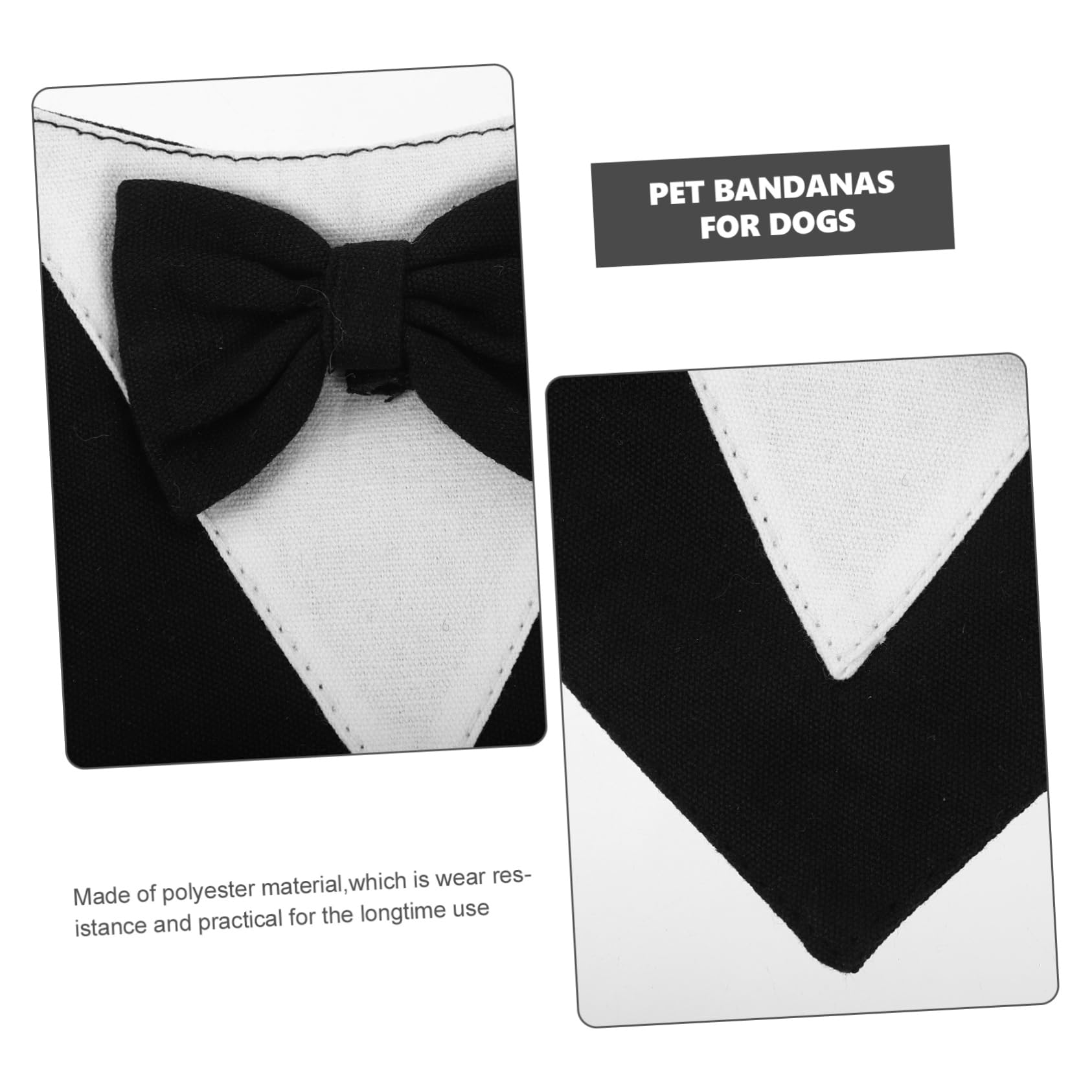 YARNOW Lot De 5 Bandanas pour Chien Élégants Et Personnalisés pour Mariage
