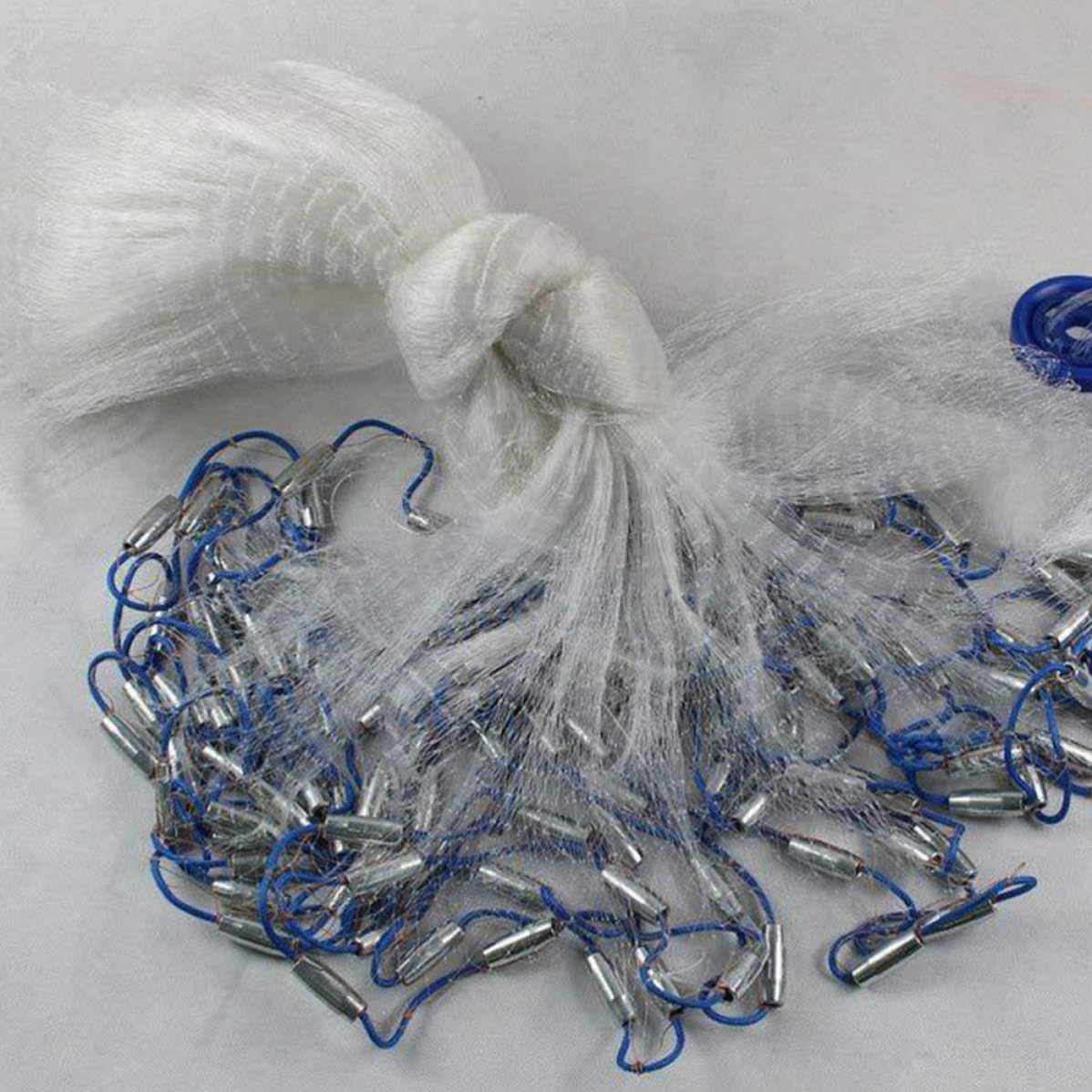 Red de Pesca Grande para Exteriores, para Lanzar y Capturar Peces | Plegable, Fácil de Limpiar, para Guardar y Transportar, Malla Pesca para Estanques