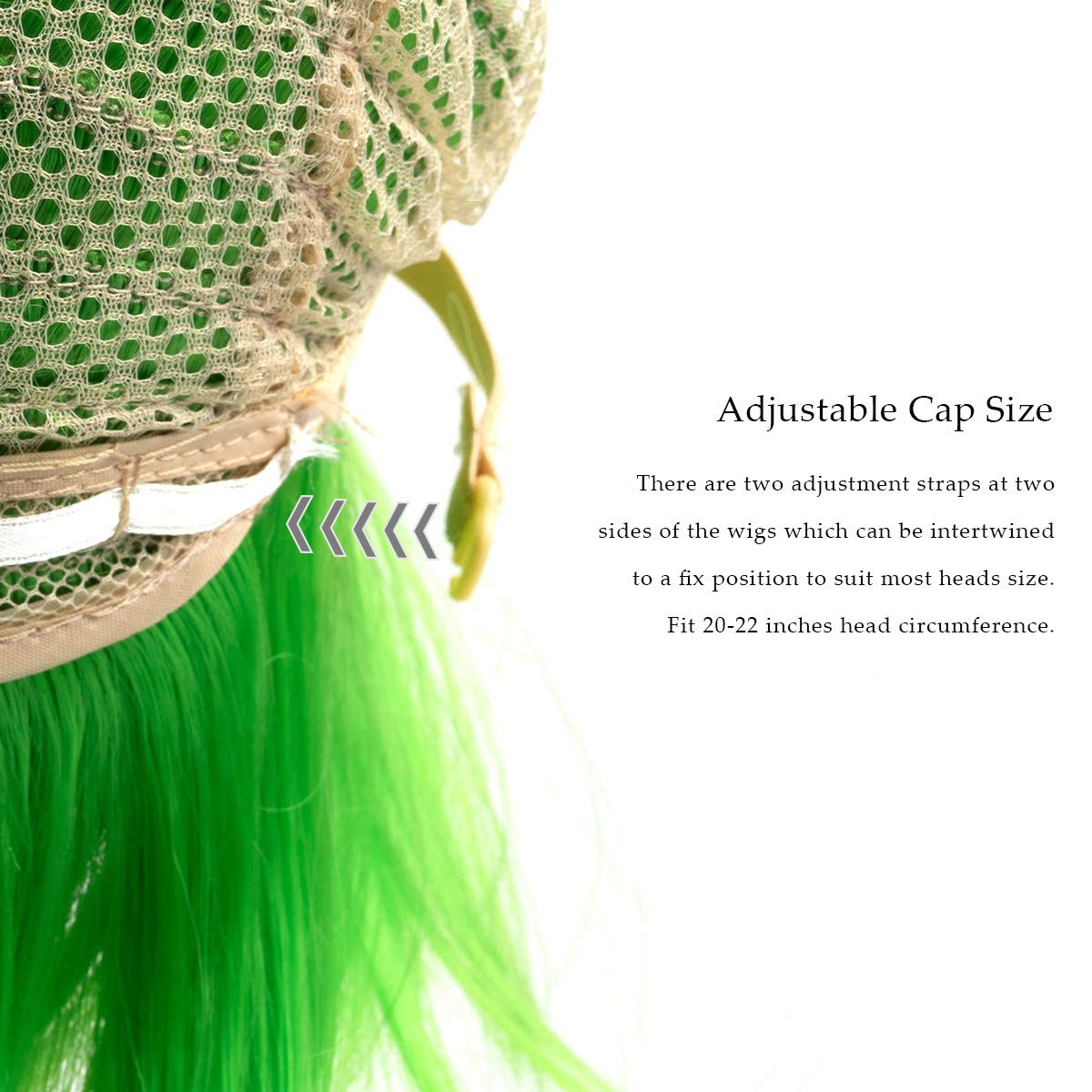 Modernfairy Anime Halloween Wig Green for Cosplay Party, Synthetic Layered Short Hair Wigs with Bangs, Pastel Wigs for Women Men - Image 6