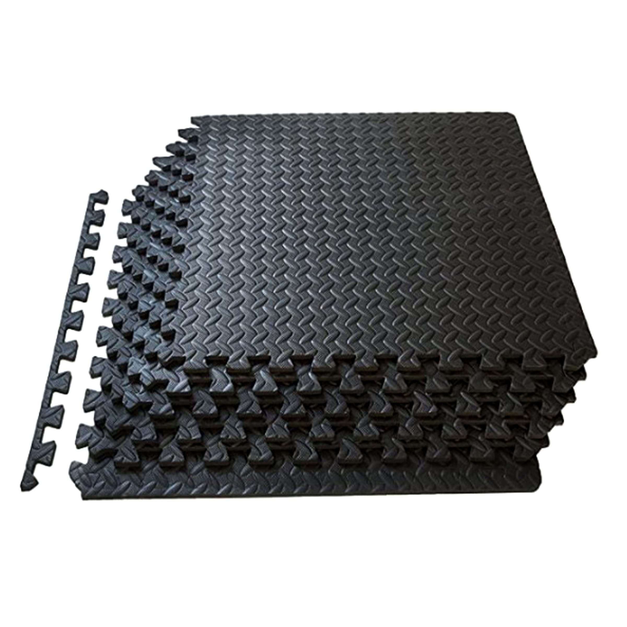 AGARO Puzzle Mat PM1021 Exercise Mat with EVA Foam Interlocking Tiles, Protective Flooring for Gym Equipment Black (B09SHT7RDB) Amazon Price History, Amazon Price Tracker