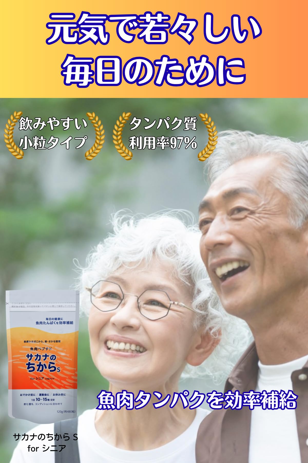 サカナのちからS for シニア 120g Amazon.co.jp: サカナのちから サカナのちからS for シニア 120g 錠剤