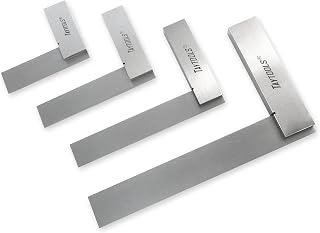 Taytools 776629 4-Piece Precision Machinist Squares Set - 2-3/4" to 6-3/4" Accurate to 0.001" for Woodworking & Machining
