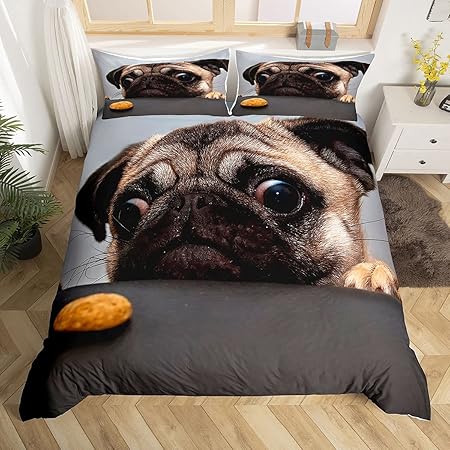 pug bed size
