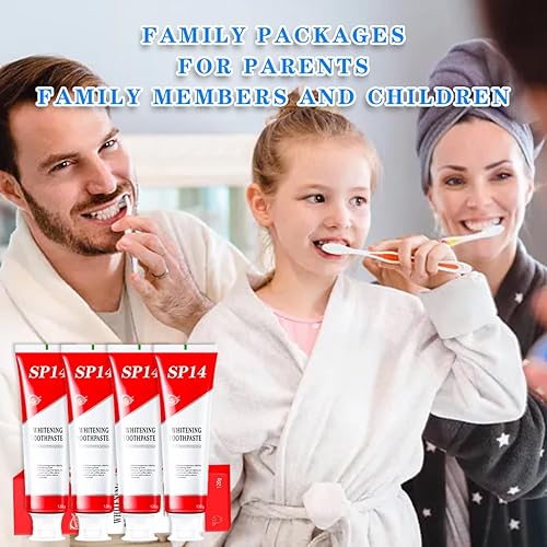 Miniatura 8 de Pasta de dientes blanqueadora de dientes, pasta de dientes blanqueadora de niacinamida para adultos, Sp-6 8 nuevos probióticos Sp-14 mejorados