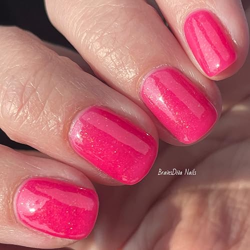 Miniatura 3 de Parrot Polish Penelope's Desires - Esmalte térmico para uñas, color rosa y transparente