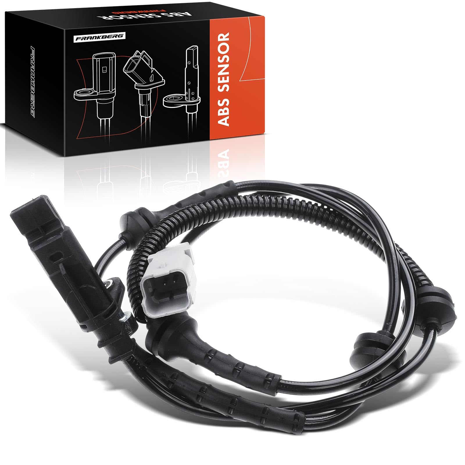 Frankberg Capteur de vitesse de roue ABS avant 9664727880 | Compatible avec: