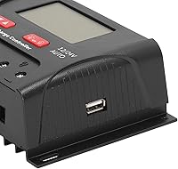 Vista 2 de LCD Display Solar Controller, Solar Controller, 40A 3 Stage PWM Solar Charger Controller, 12V/24V Solar, Renewable Energy Controllers