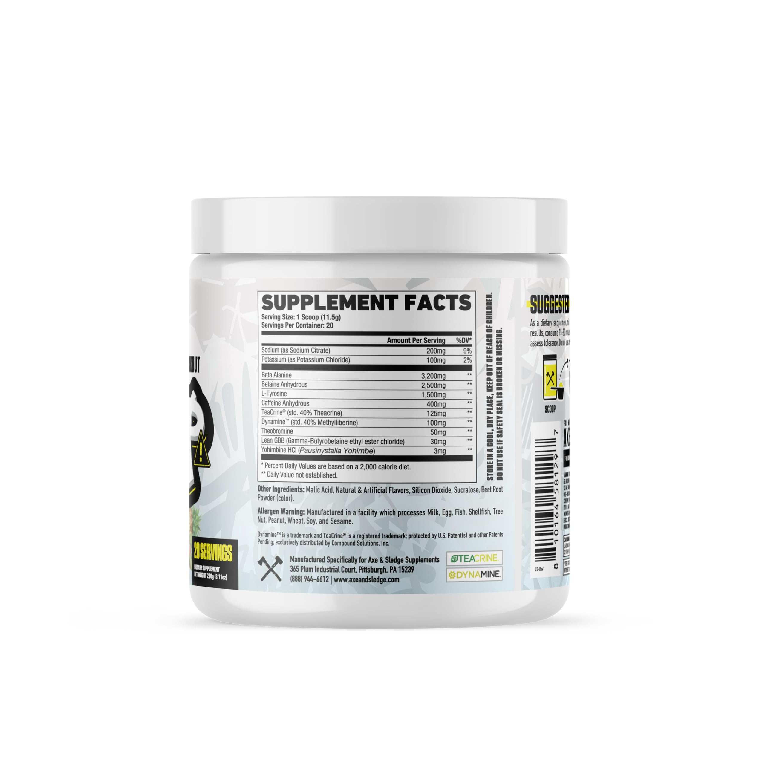 DBAP Extreme High Stim Pre-Workout Powder | 400mg Caffeine | Beta Alanine, Betaine Anhydrous, Electrolytes & Focus | High Stimulant Pre Workout Supplement | 20 Servings,Juicy Nectar — Amazon image 3