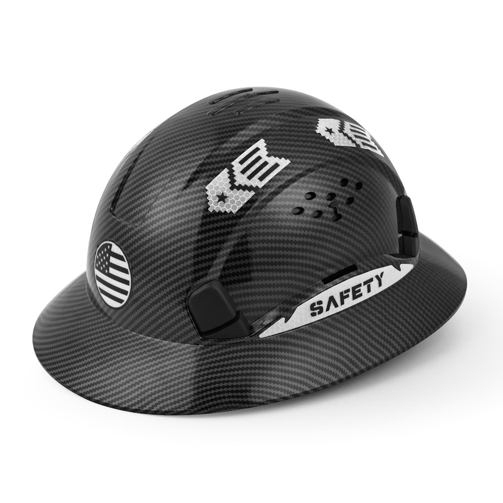 Cappello rigido a tesa piena, Cascos De Construccion, Cappelli rigidi ventilati | OSHA - Casco rigido omologato a 6 punti, con cricchetto regolabile, da lavoro, per uomo e donna
