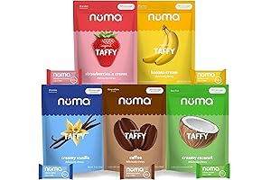 NUMA Chewy & Creamy Low-Sugar Candy Variety Pack: All-Natural Goodness